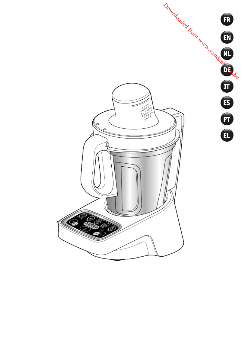 Image de la première page du manuel de l'appareil Volupta HF4041