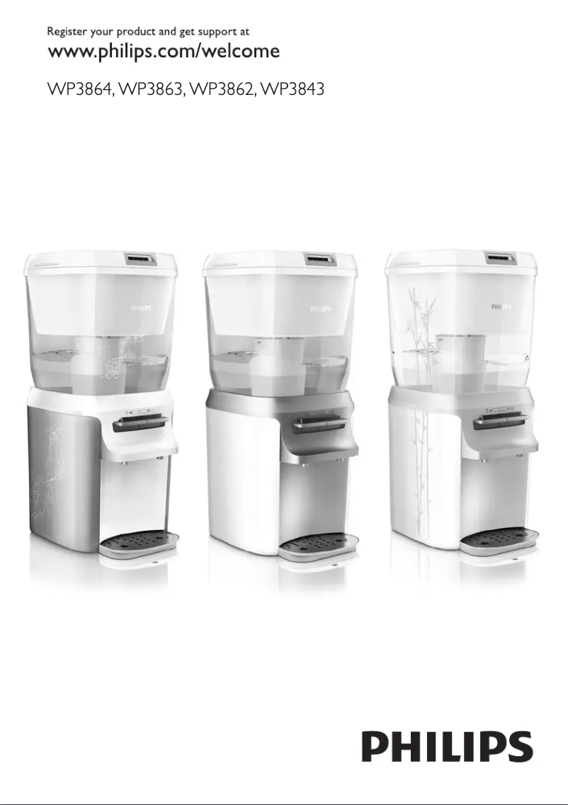 Page 1 de la notice Manuel utilisateur Philips PureGuard WP3864
