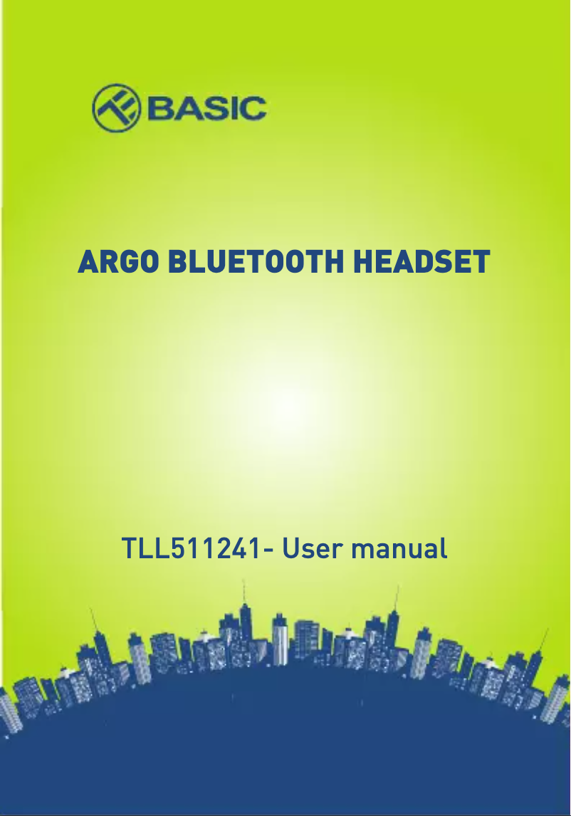 Page n°1 - Manuel utilisateur Tellur Argo TLL511241