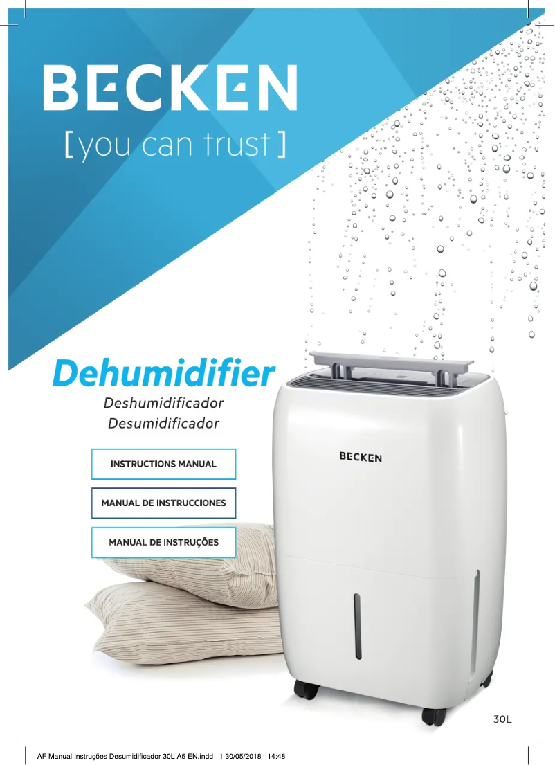 Image de la première page du manuel de l'appareil BDH1048