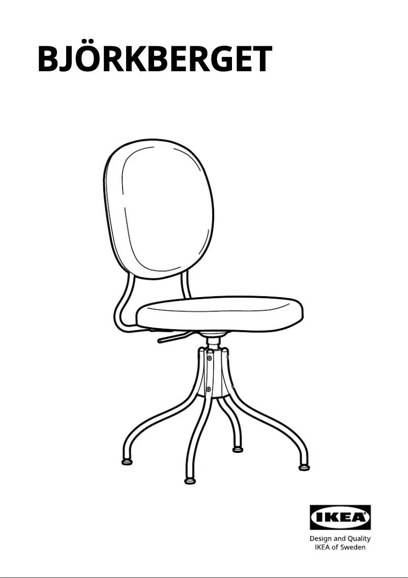 Imagen de la primera página del manual del dispositivo BJÖRKBERGET 005.224.10