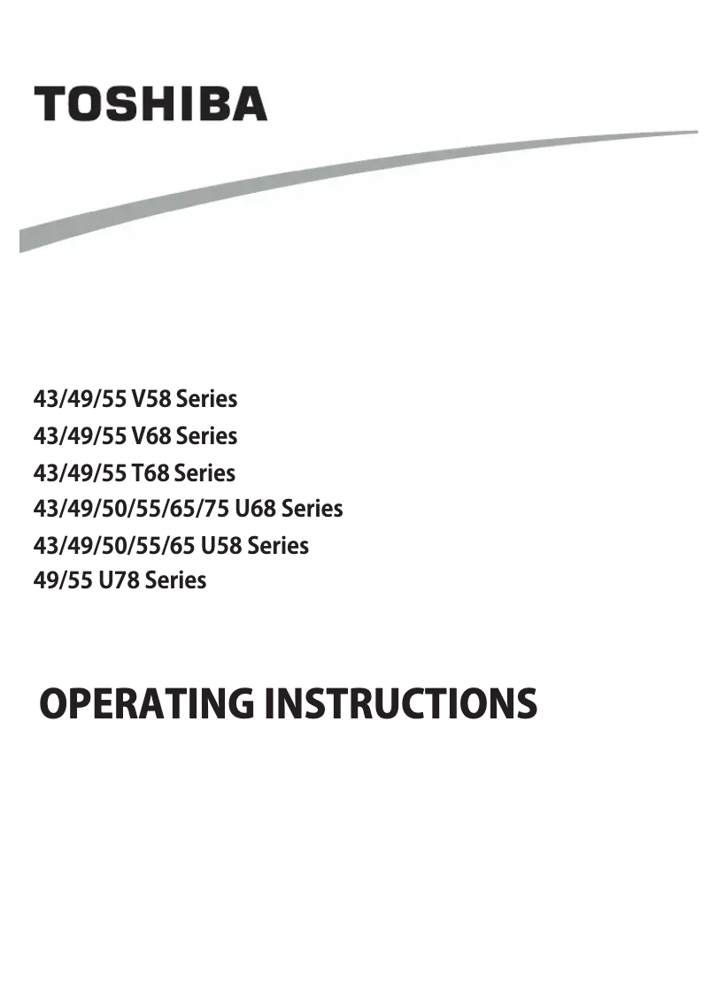 Imagen de la primera página del manual del dispositivo 55V5863DB