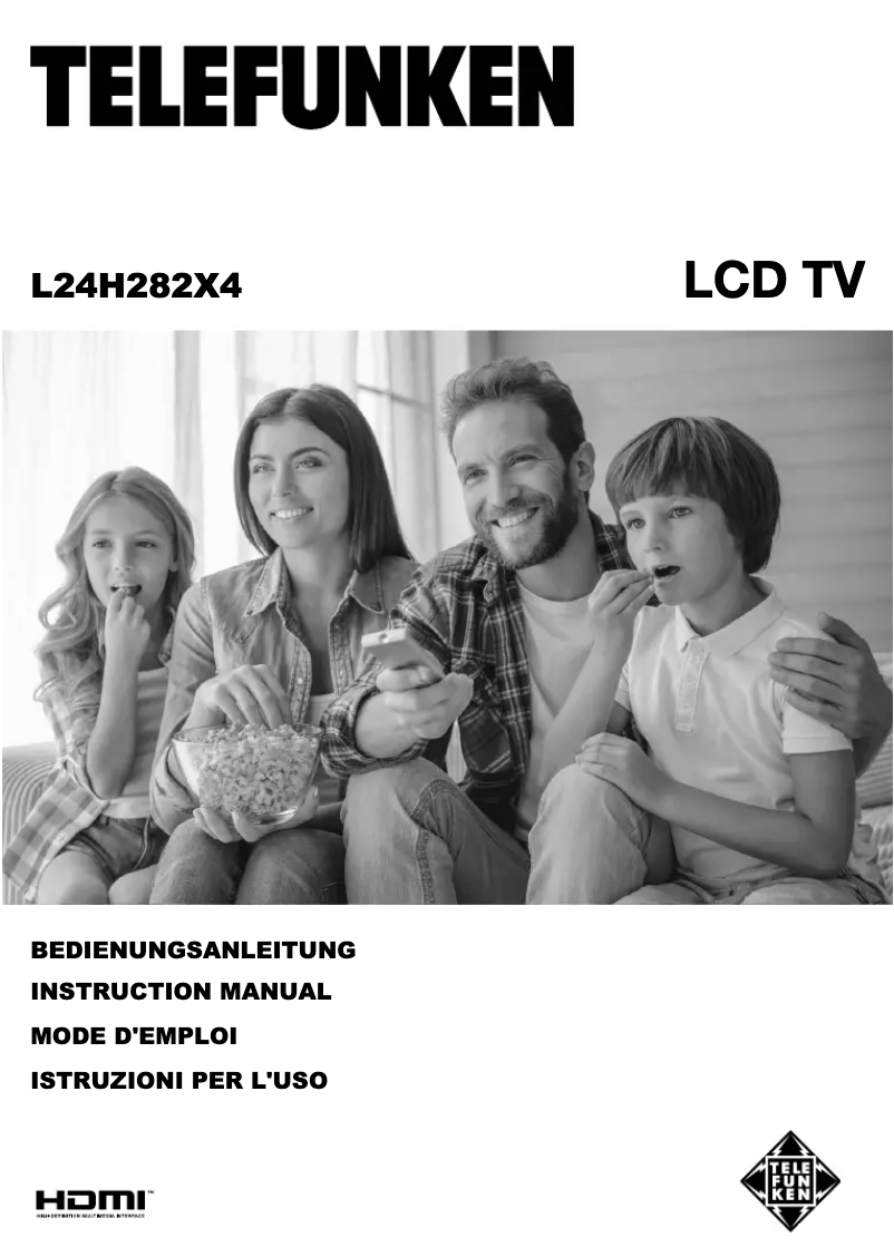 Image de la première page du manuel de l'appareil L24H282X4