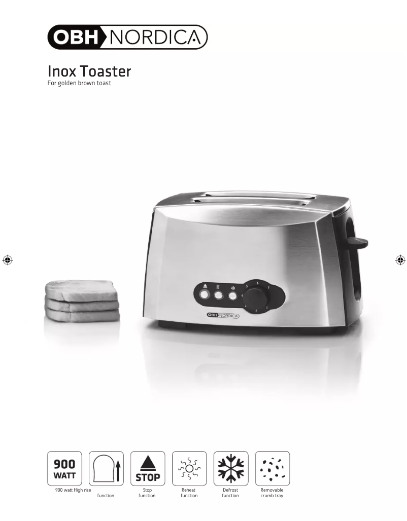 Página 1 del manual Manual de usuario OBH Nordica Inox 2710