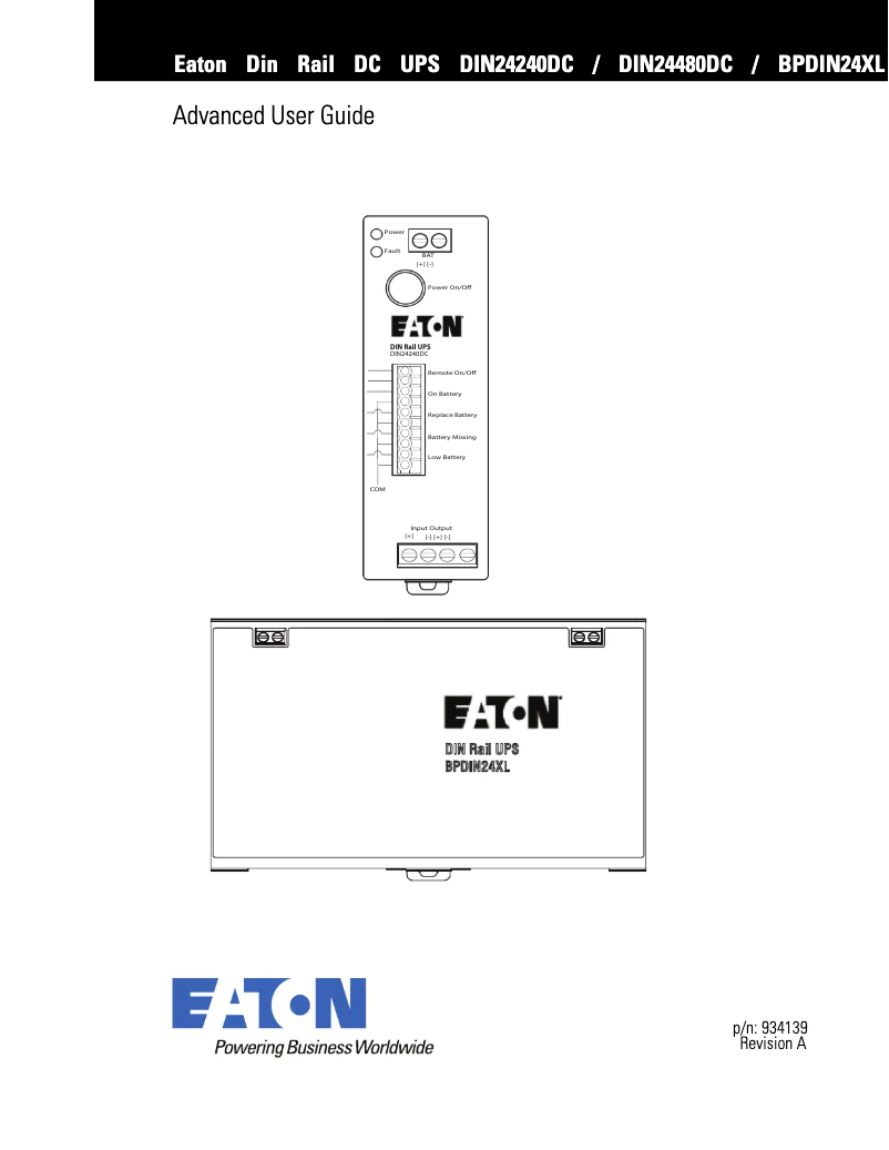 Página 1 del manual Manual de usuario Tripp Lite DIN24480DC