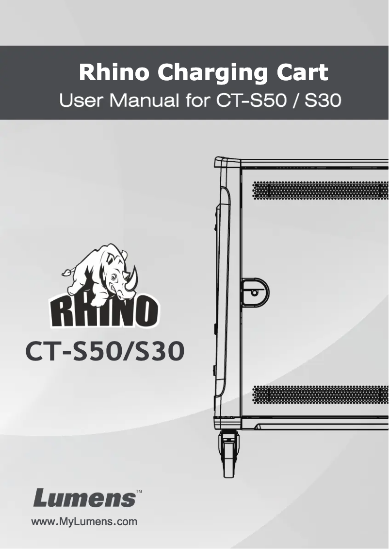 Page n°1 - Manuel utilisateur Lumens Rhino CT-C50