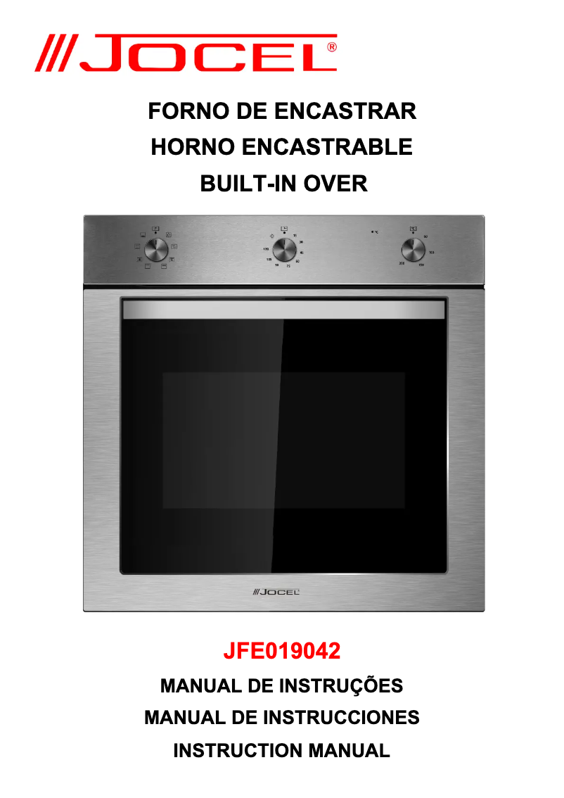 Page 1 de la notice Manuel utilisateur Jocel JFE019042