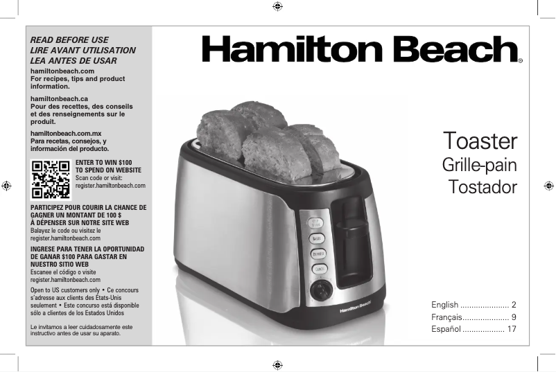 Image de la première page du manuel de l'appareil 24810