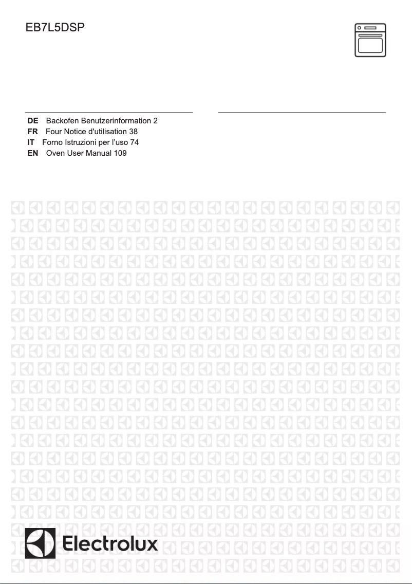 Page n°1 - Manuel utilisateur Electrolux EB7L5DSP