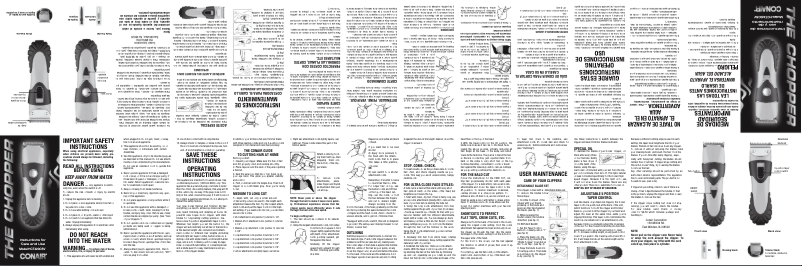 Page 1 de la notice Manuel utilisateur Conair HCT420RCSV
