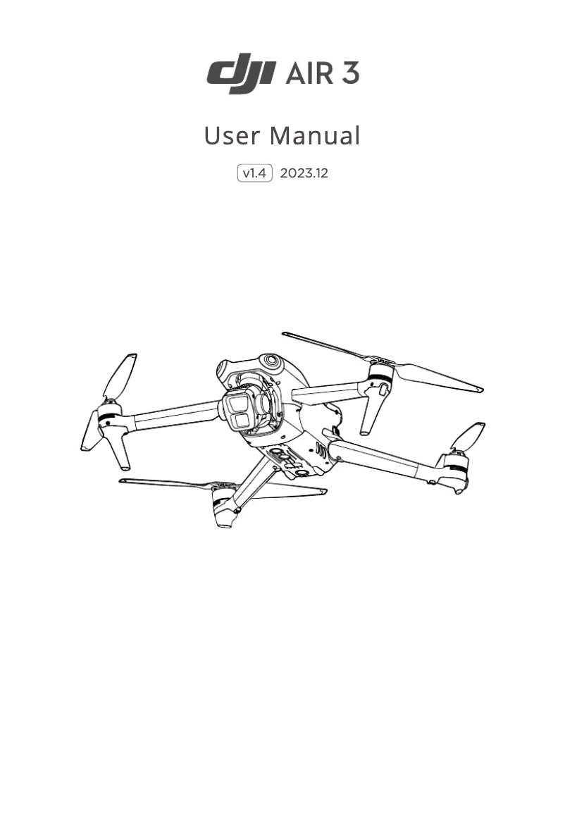 Page 1 de la notice Manuel utilisateur DJI Air 3