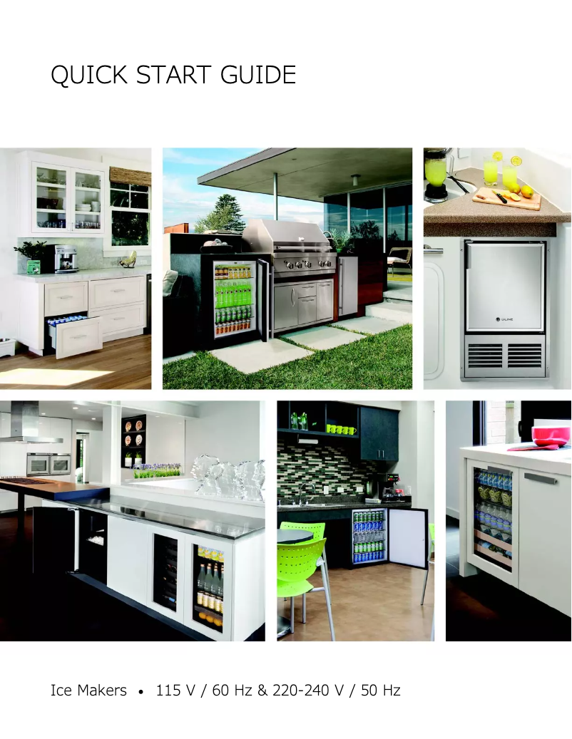 Image de la première page du manuel de l'appareil U-BI95W-00A