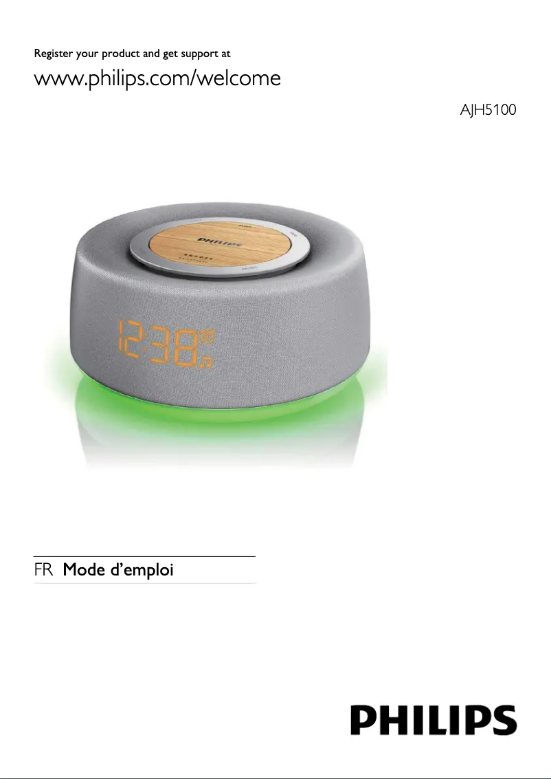 Image de la première page du manuel de l'appareil AJH5100