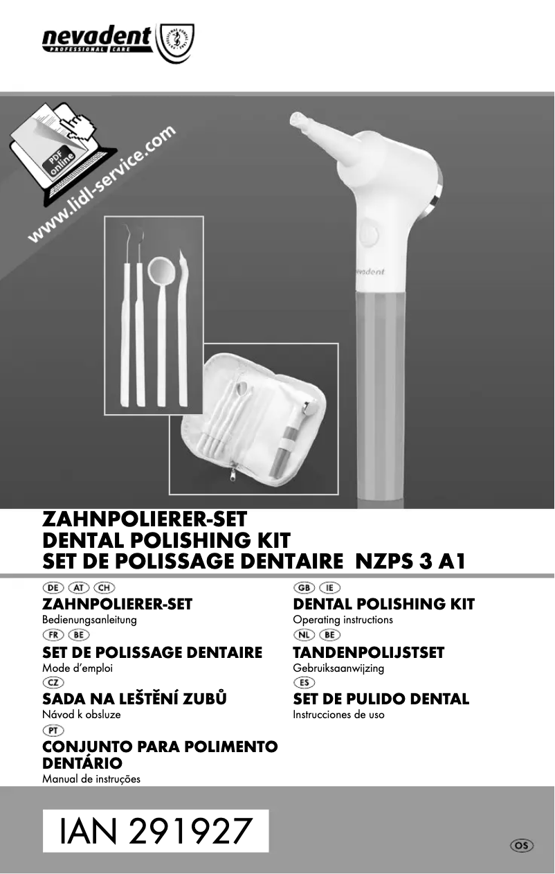 Image de la première page du manuel de l'appareil NZPS 3 A1