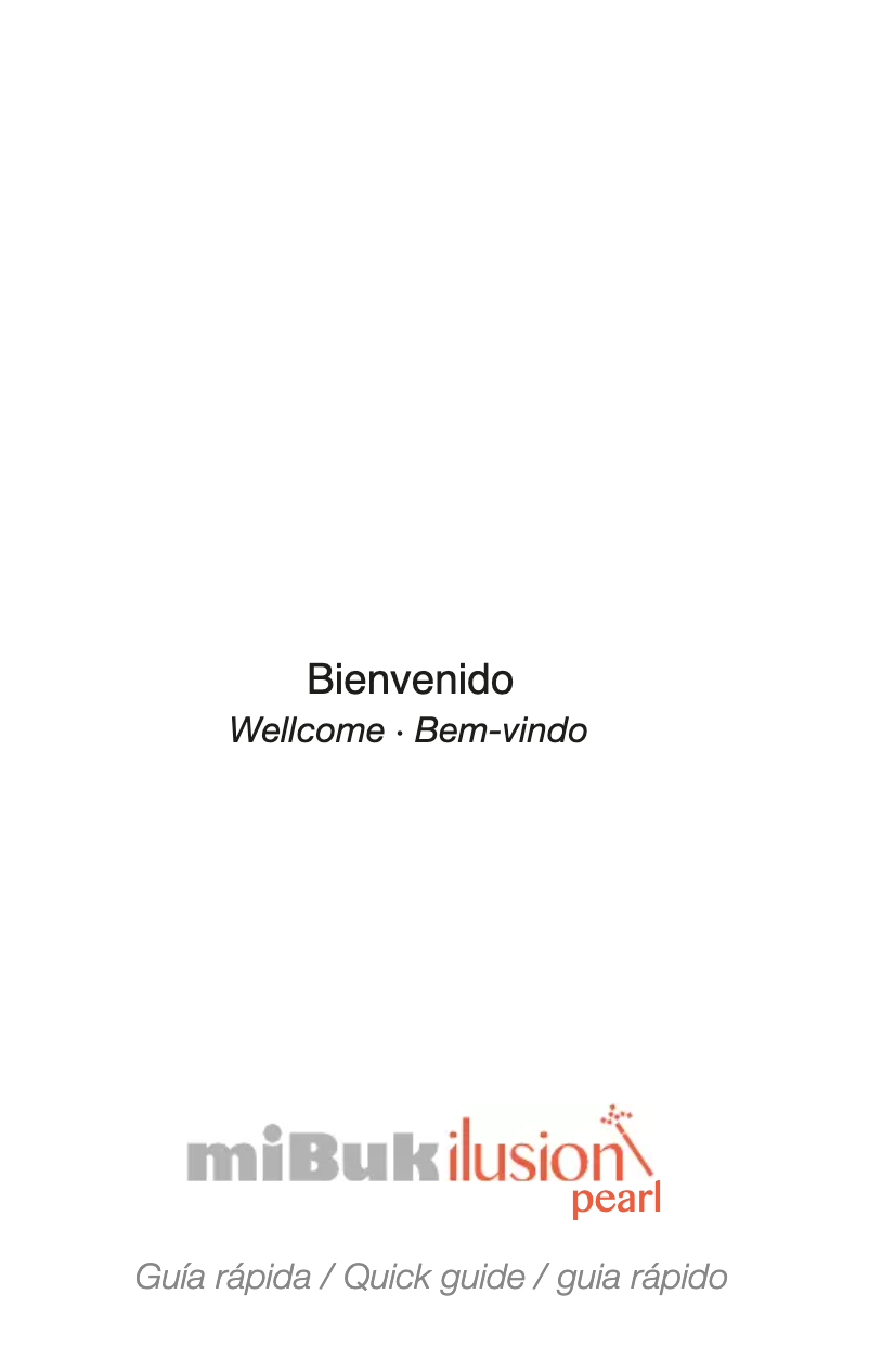 Image de la première page du manuel de l'appareil MiBuk Ilusion Pearl