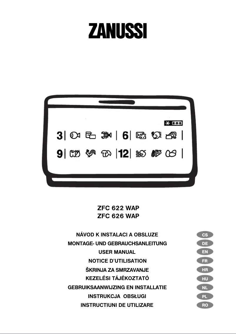 Image de la première page du manuel de l'appareil ZFC 626 WAP