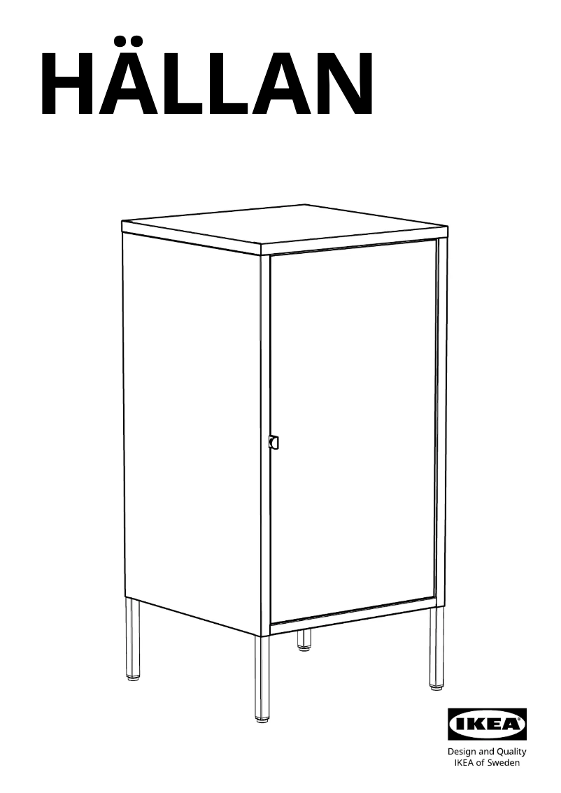 Página 1 del manual Manual de usuario Ikea HÄLLAN 003.636.23