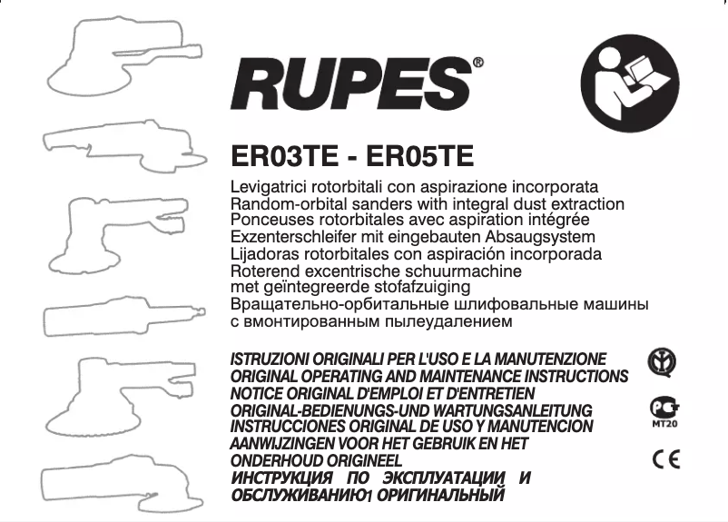 Page n°1 - Manuel utilisateur Rupes ER 05TE