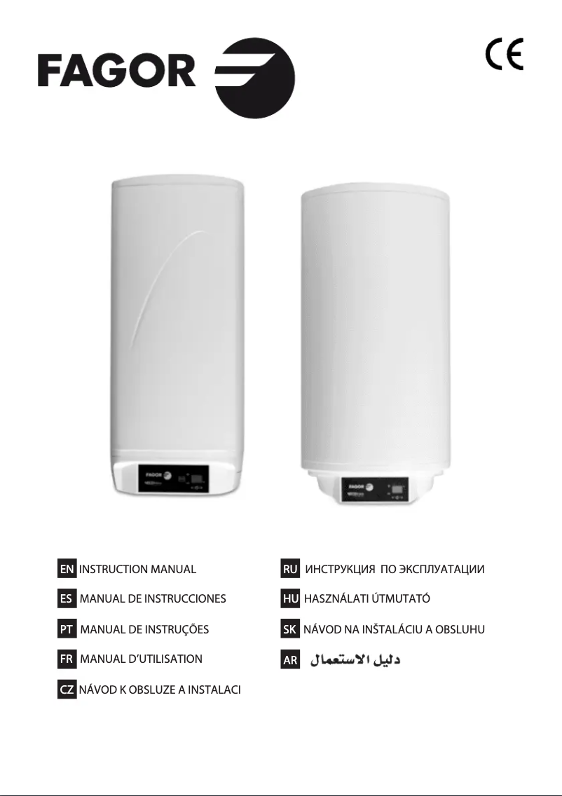 Page 1 de la notice Manuel utilisateur Fagor CB-100ECO