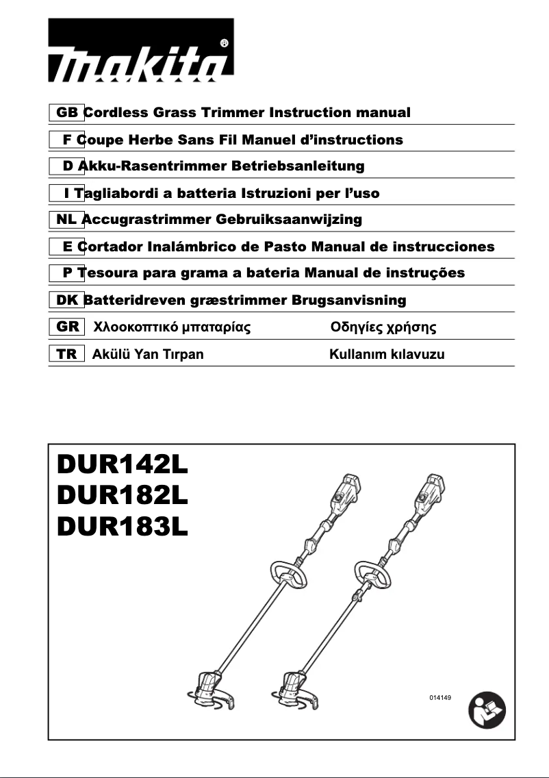Page 1 de la notice Manuel utilisateur Makita DUR182L