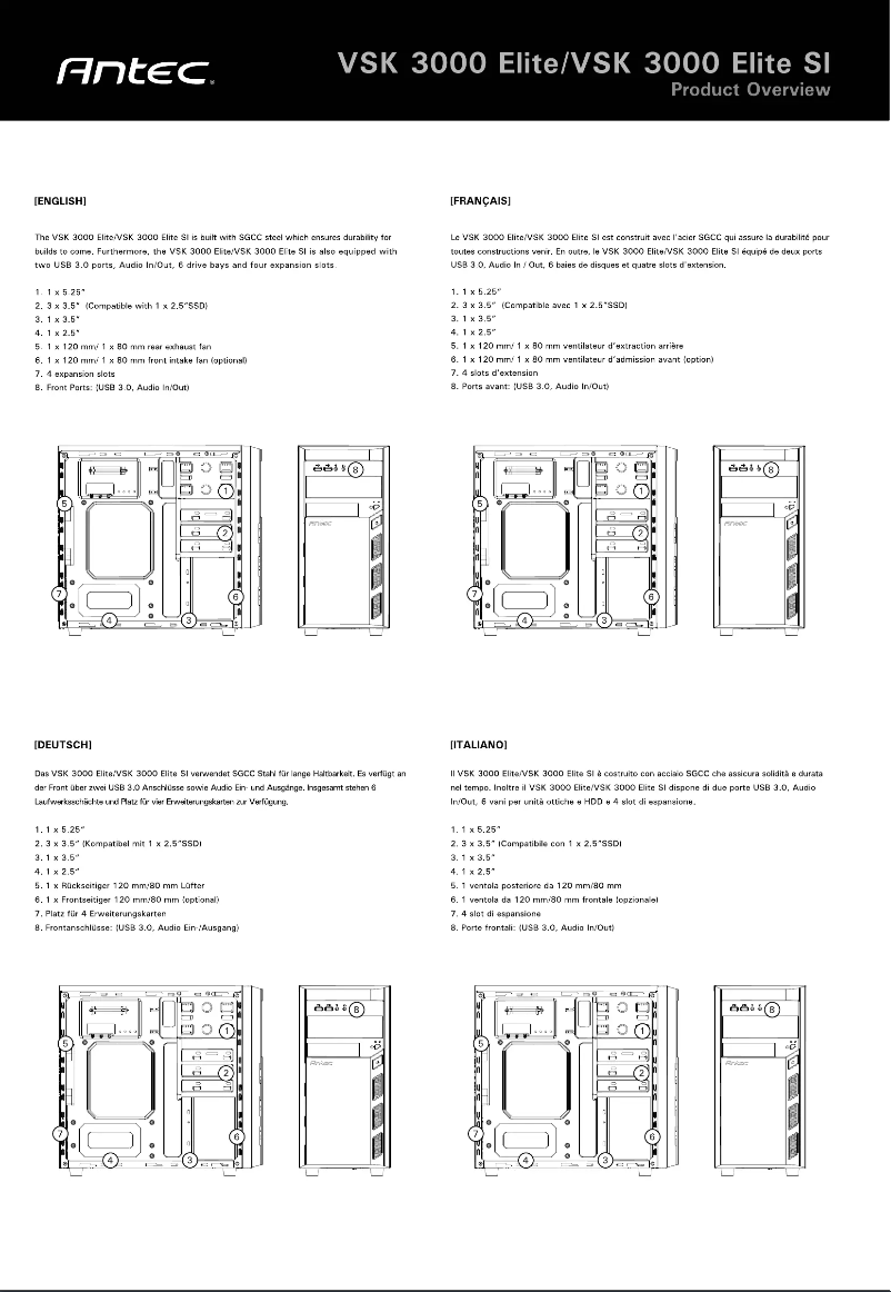 Image de la première page du manuel de l'appareil VSK3000 Elite