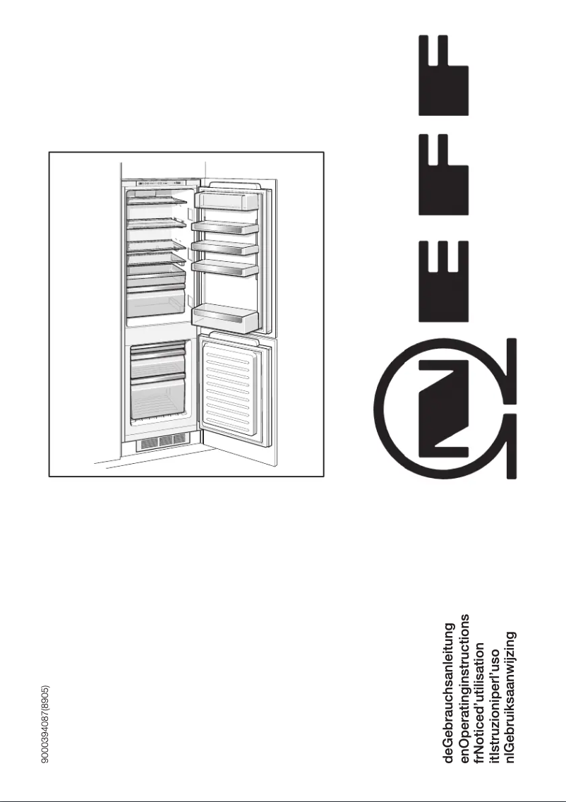 Page n°1 - Manuel utilisateur Neff K 8341 XO