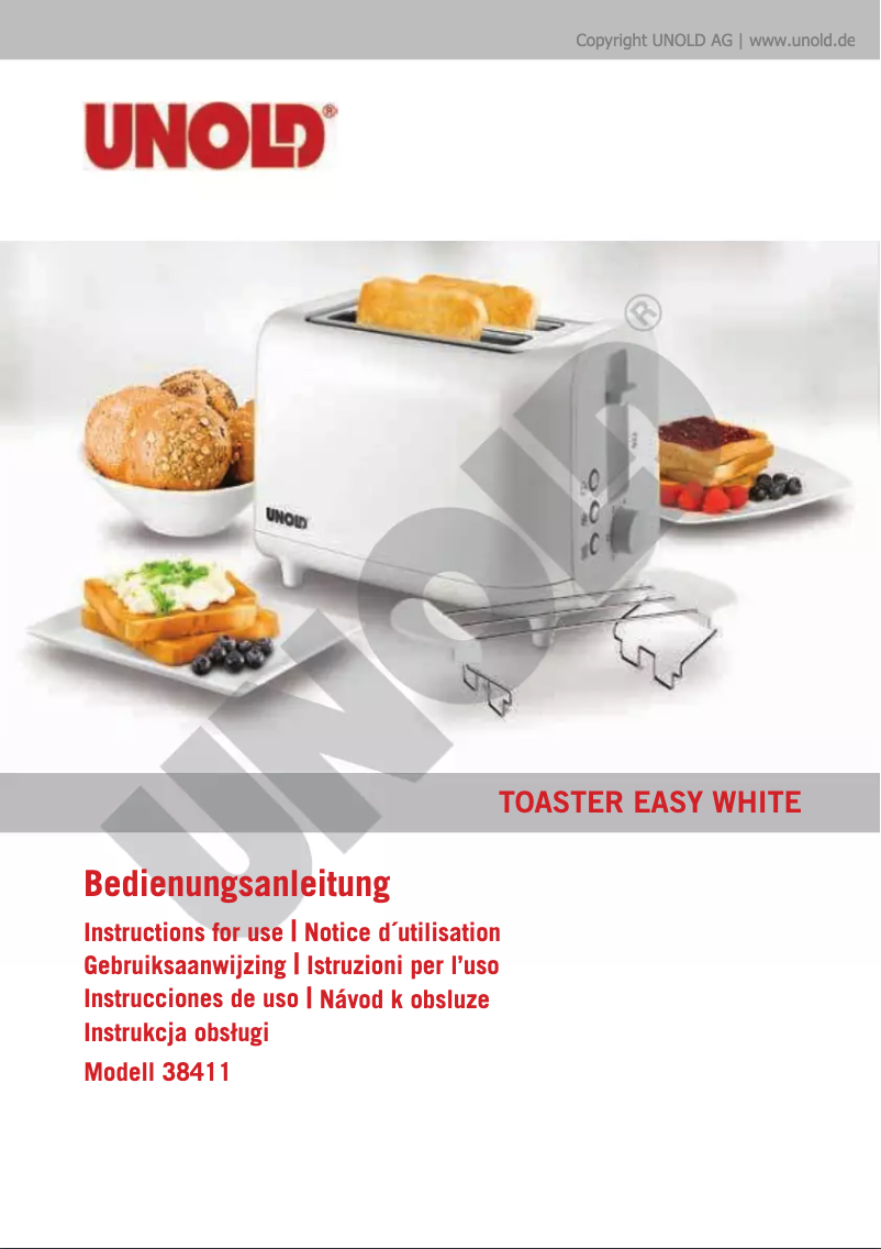 Image de la première page du manuel de l'appareil 38411