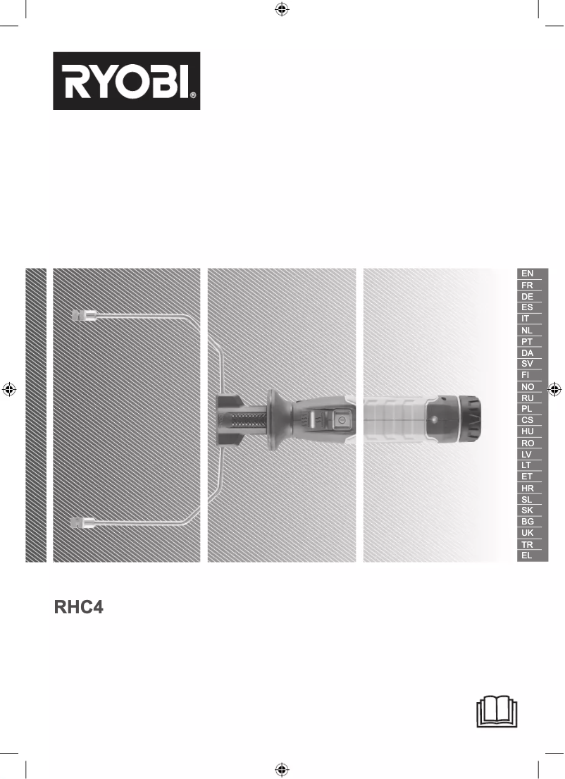 Page 1 de la notice Manuel utilisateur RYOBI RHC4