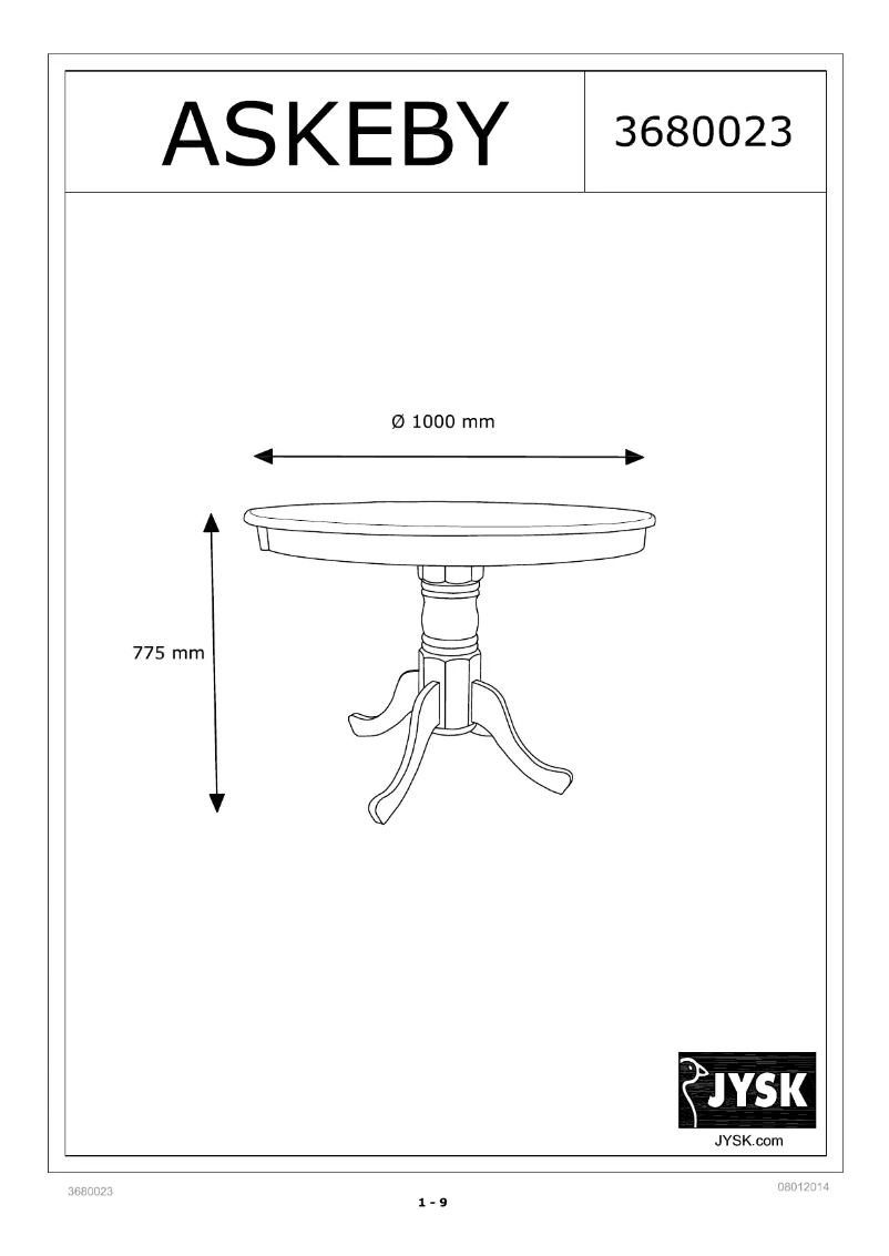 Image de la première page du manuel de l'appareil Askeby (100x75)