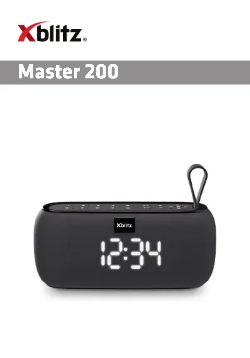 Image de la première page du manuel de l'appareil Master 200