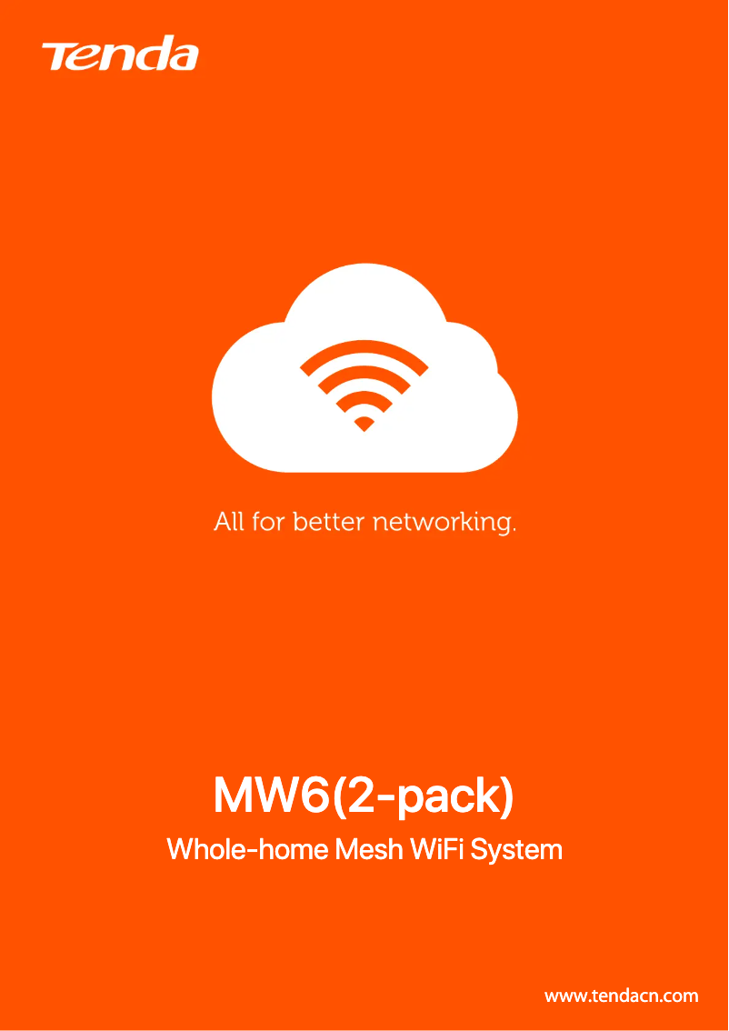 Image de la première page du manuel de l'appareil Nova MW6