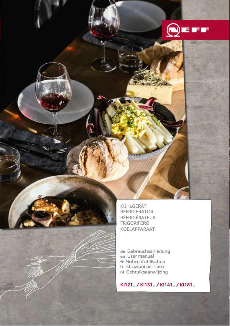 Page n°1 - Manuel utilisateur Neff KI1812S30
