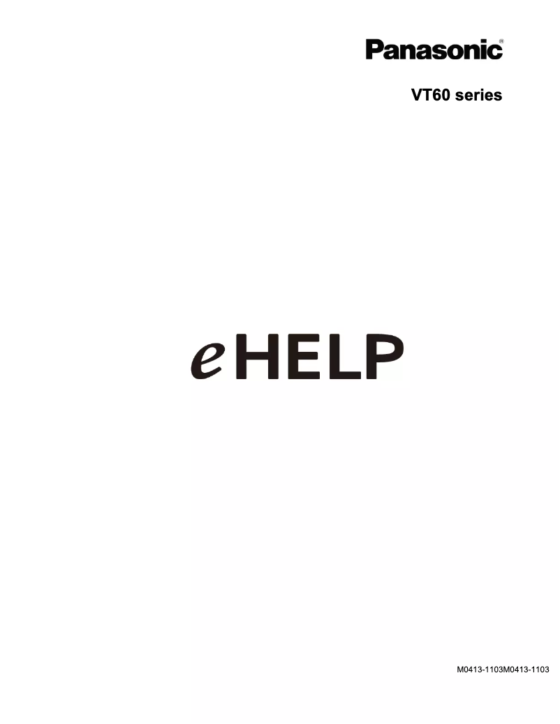 Page 1 de la notice Manuel utilisateur Panasonic Viera TC-P65VT60