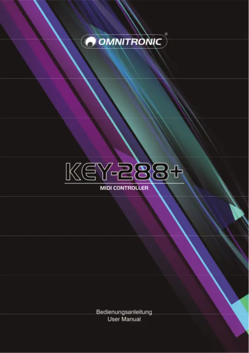 Page n°1 - Manuel utilisateur Omnitronic KEY-288