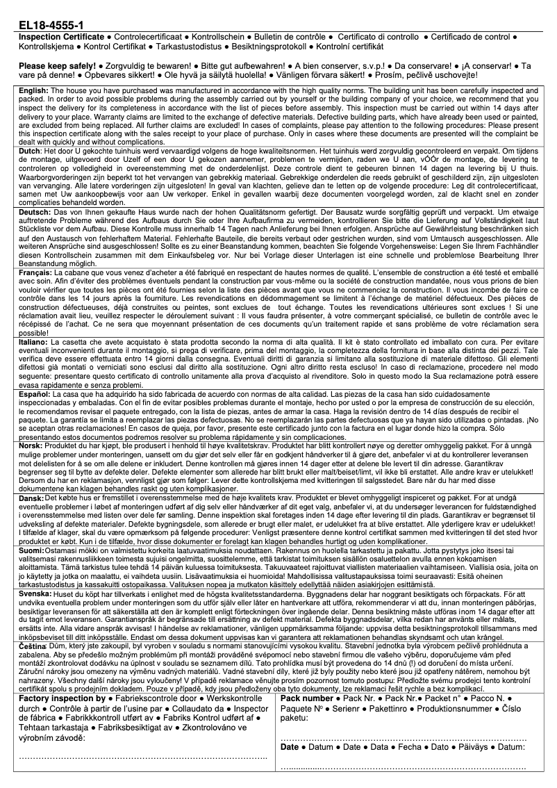 Imagen de la primera página del manual del dispositivo Annika