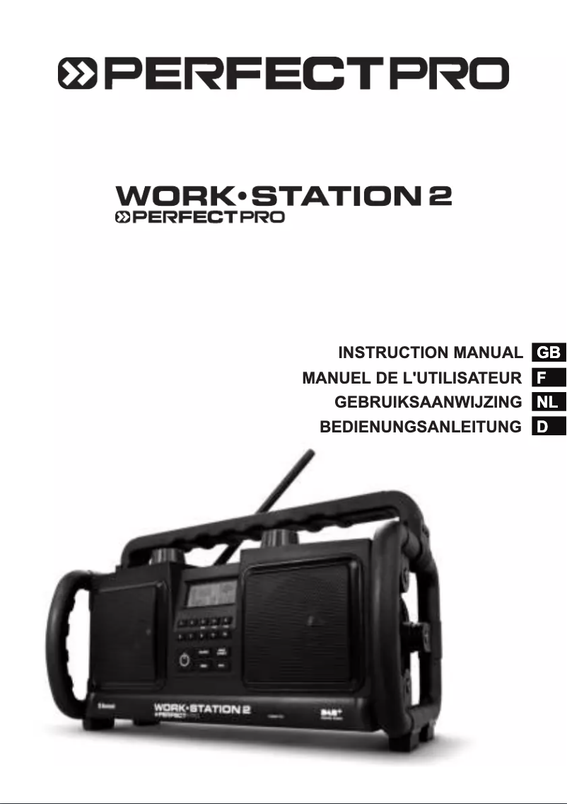 Page n°1 - Manuel utilisateur PerfectPro Workstation 2