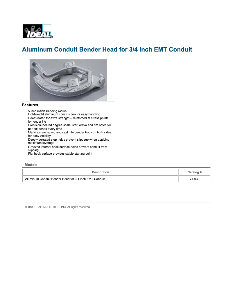 Image de la première page du manuel de l'appareil 74-032