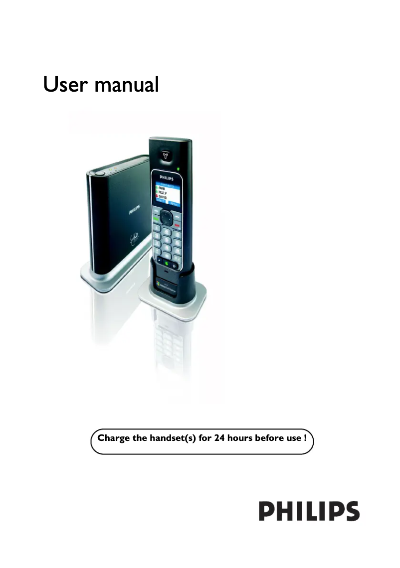 Página 1 del manual Manual de usuario Philips VOIP4331B