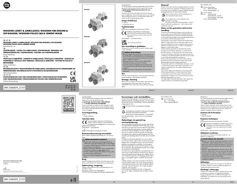 Image de la première page du manuel de l'appareil IAN 368459