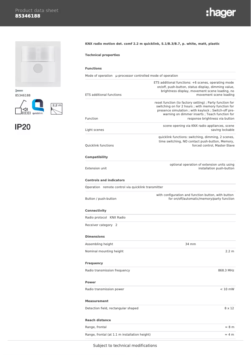 Image de la première page du manuel de l'appareil 85346188