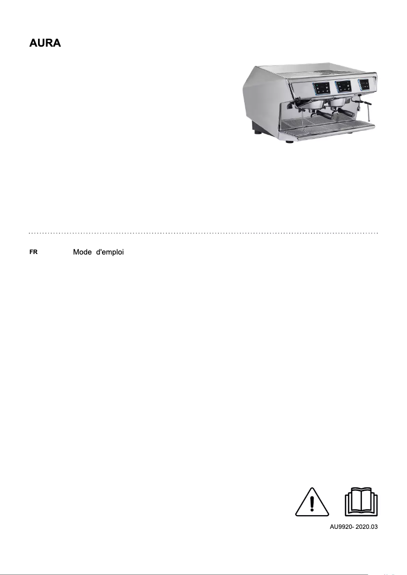 Page 1 de la notice Manuel utilisateur UNIC AURA 2