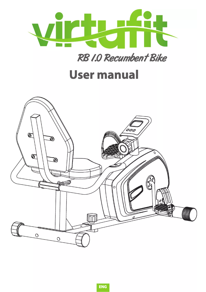 Page n°1 - Manuel utilisateur VirtuFit RB 1.0