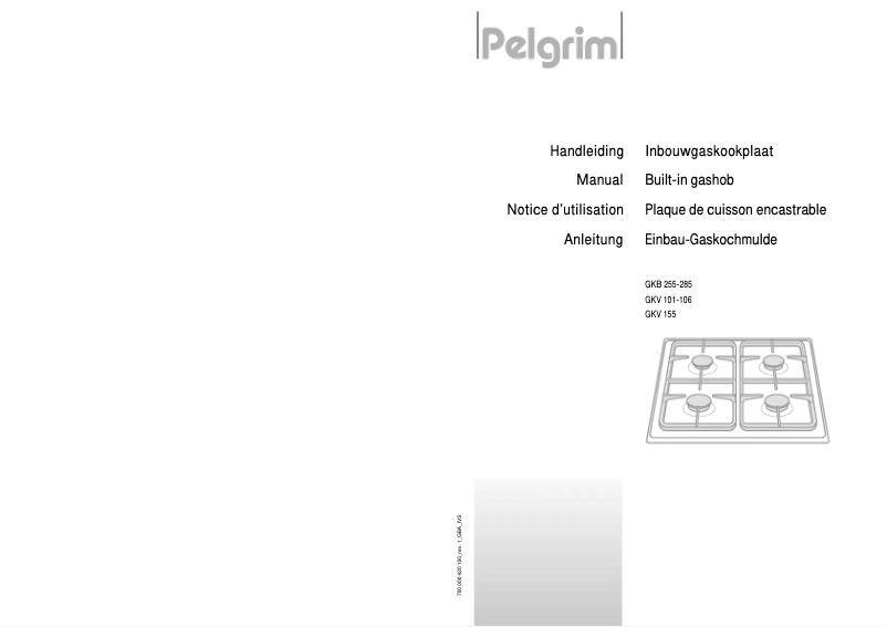 Image de la première page du manuel de l'appareil GKB285ALU