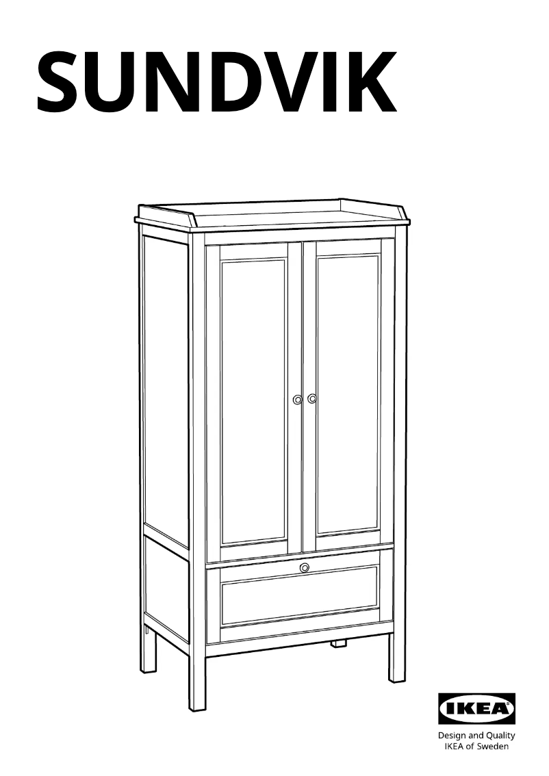 Imagen de la primera página del manual del dispositivo SUNDVIK 905.767.00
