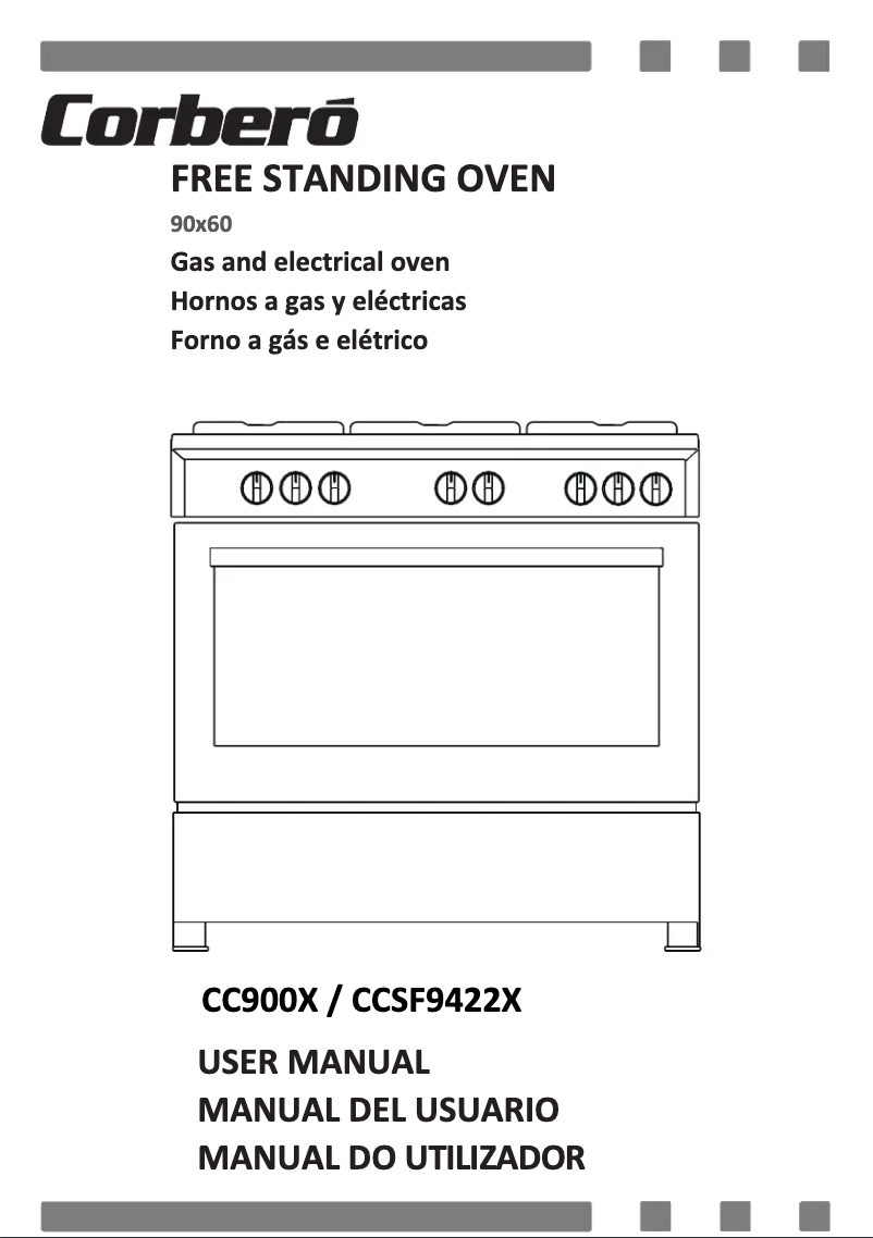 Page 1 de la notice Manuel utilisateur Corbero CCSF9422X