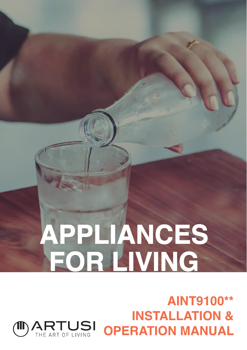 First page image of the manual for AINT9100FD