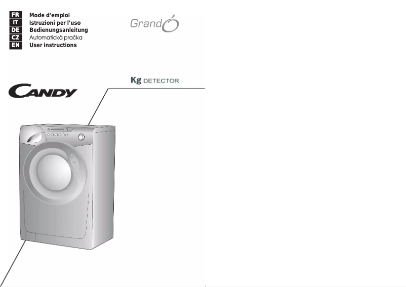 Page n°1 - Manuel utilisateur Candy GO 1292D-37S