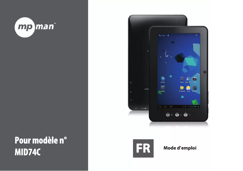 Image de la première page du manuel de l'appareil MID74C