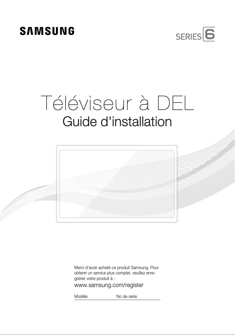 Page n°1 - Manuel utilisateur Samsung HG50ND694MF