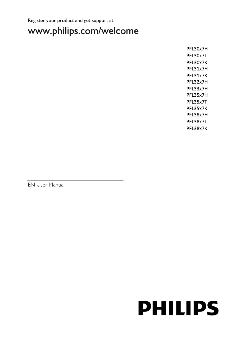 Image de la première page du manuel de l'appareil 47PFL3007H